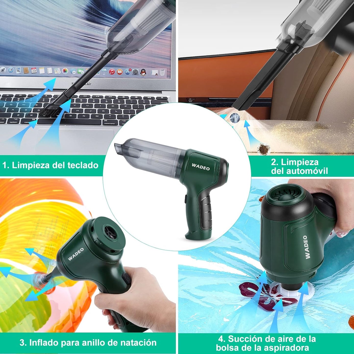 Aspiradora Portátil 5 en 1 - TurboPro™