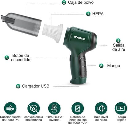 Aspiradora Portátil 5 en 1 - TurboPro™