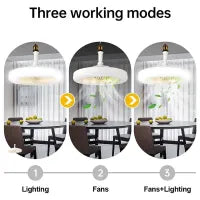 Ventilador de Techo con Luz LED y Mando a Distancia - VentiLux Pro™