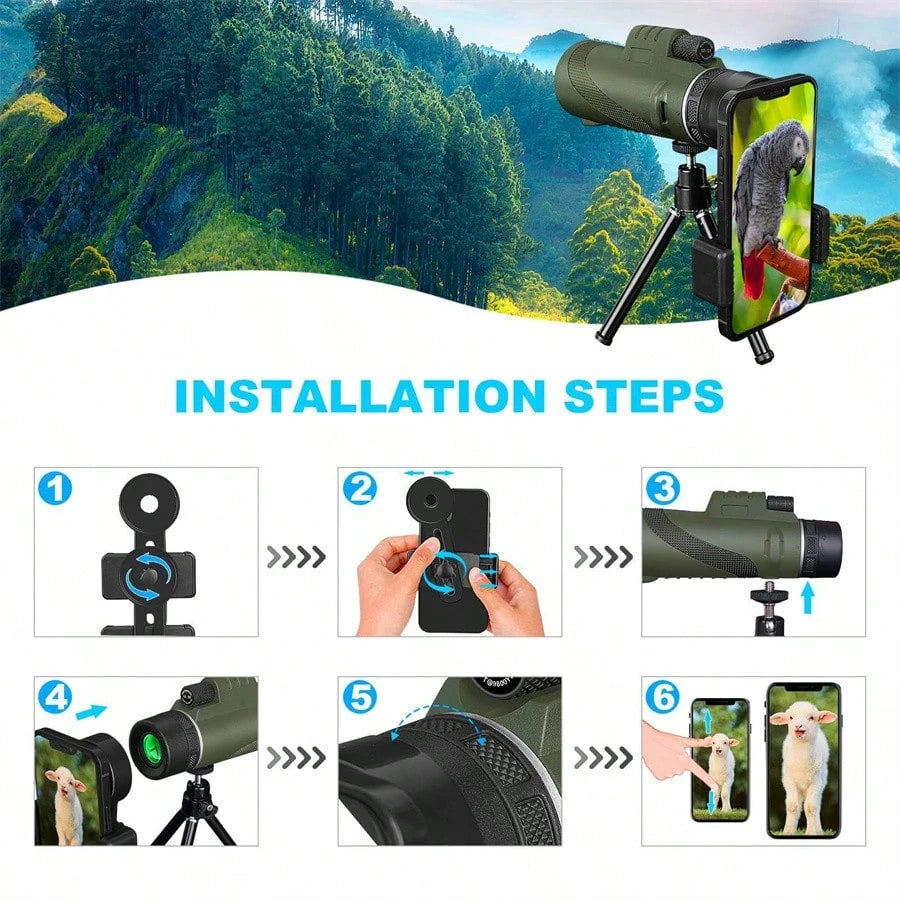 TELESCOPIO MONOCULAR PARA MÓVIL - ZOOMPRO2™