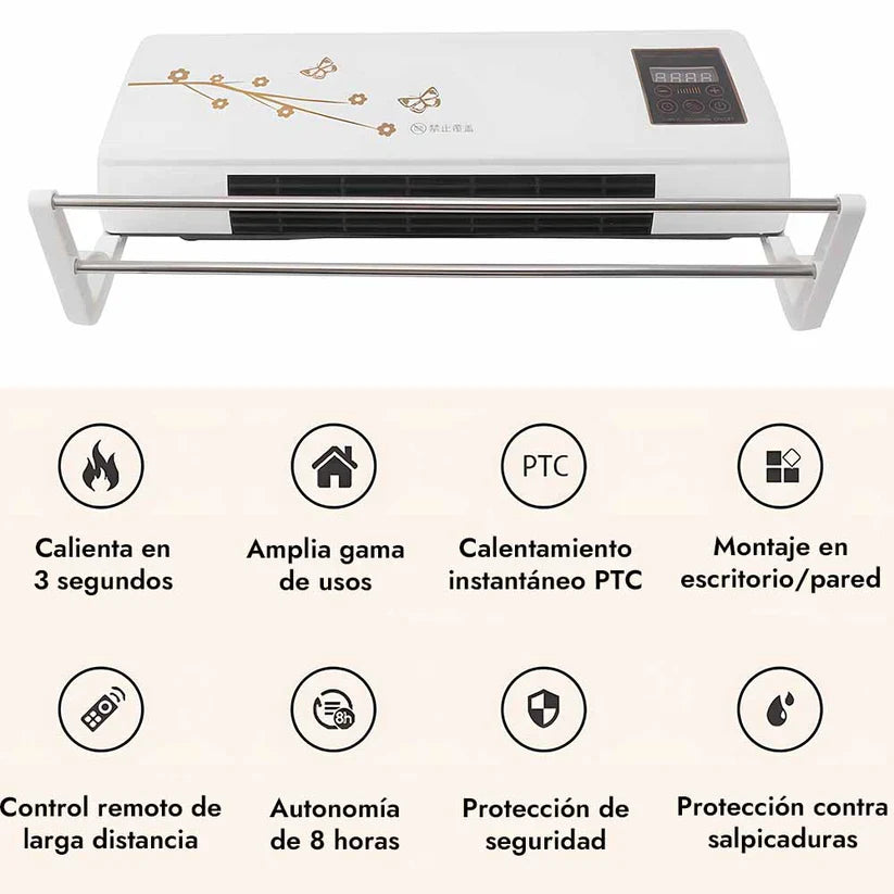 Aire Acondicionado Portátil 2 en 1 Calor y Frio - Bajo consumo y Máxima Potencia