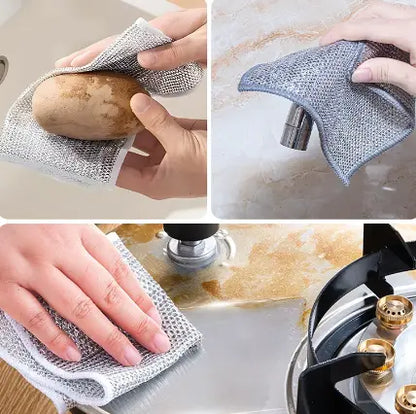 Paño de Limpieza con malla metálica 5 uds. + Envío GRATIS