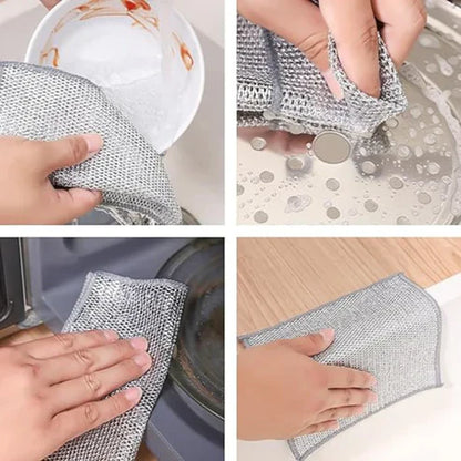 Paño de Limpieza con malla metálica 5 uds. + Envío GRATIS