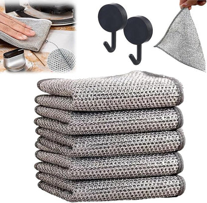 Paño de Limpieza con malla metálica 5 uds. + Envío GRATIS